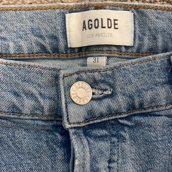 AGOLDE Riley High Rise Straight - Picture 2 of 9